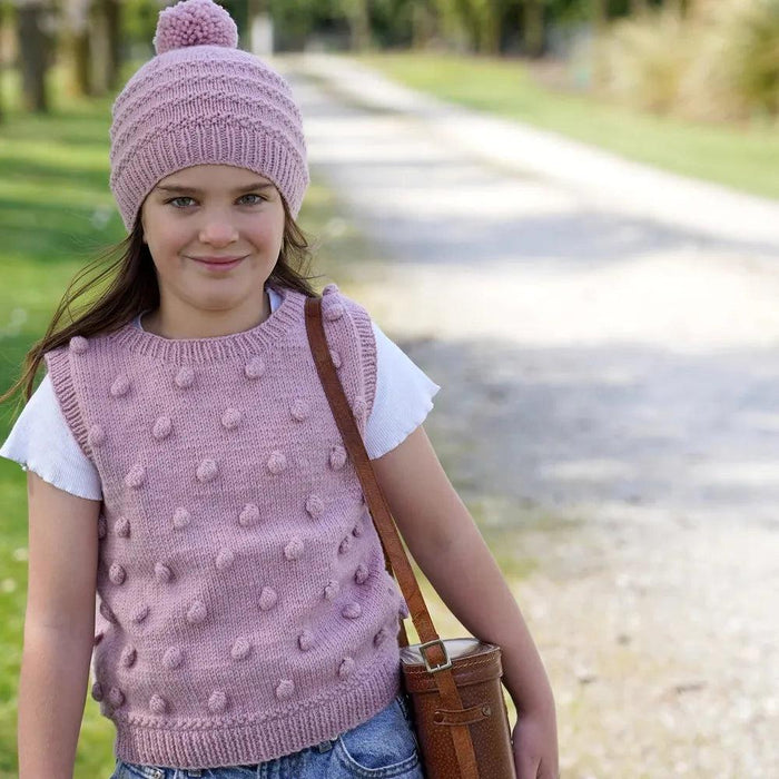 Freya Vest and Hat Knitting Pattern (LF63)-Needlecraft Patterns-Lisa F Design-Wild & Woolly Yarns