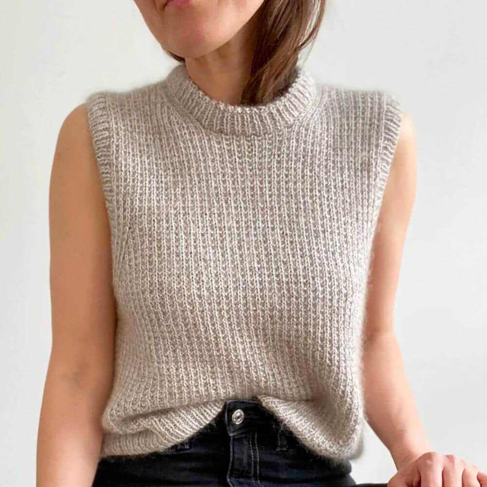 Friday Slipover Knitting Pattern - PetiteKnit-Needlecraft Patterns-PetiteKnit-Wild & Woolly Yarns