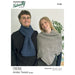 Gansey Tweed Wrap or Scarf Knitting Pattern (N1784)-Needlecraft Patterns-Wentworth Distributors-Printed-Wild & Woolly Yarns