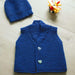 Garter Stitch Vest and Hat Knitting Pattern (K432)-Needlecraft Patterns-Wentworth Distributors-Printed Pattern – Posted-Wild & Woolly Yarns
