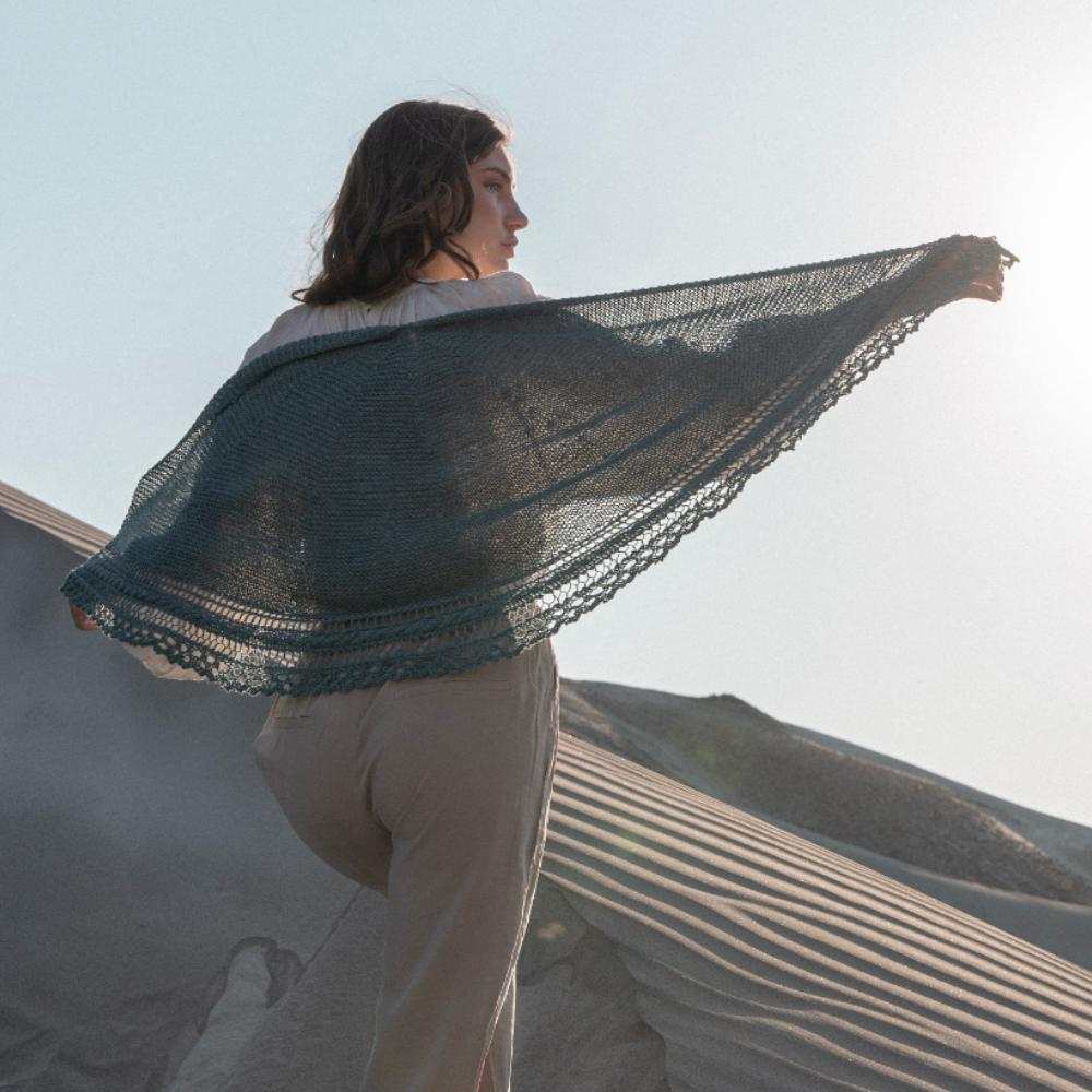 Gema Shawl Knitting Pattern-Needlecraft Patterns-Wentworth Distributors-Printed Pattern – Posted-Wild & Woolly Yarns