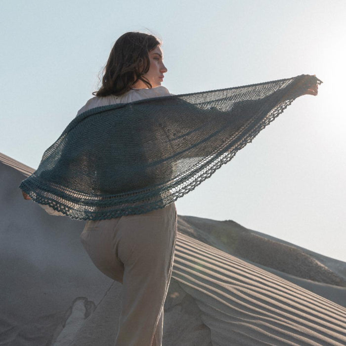 Gema Shawl Knitting Pattern-Needlecraft Patterns-Wild and Woolly Yarns