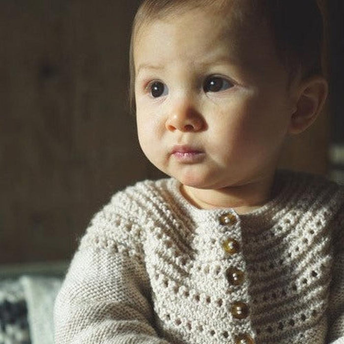 Georgiana Cardi Knitting Pattern - 4Ply (BC88)-Needlecraft Patterns-Lisa F Design-Wild & Woolly Yarns