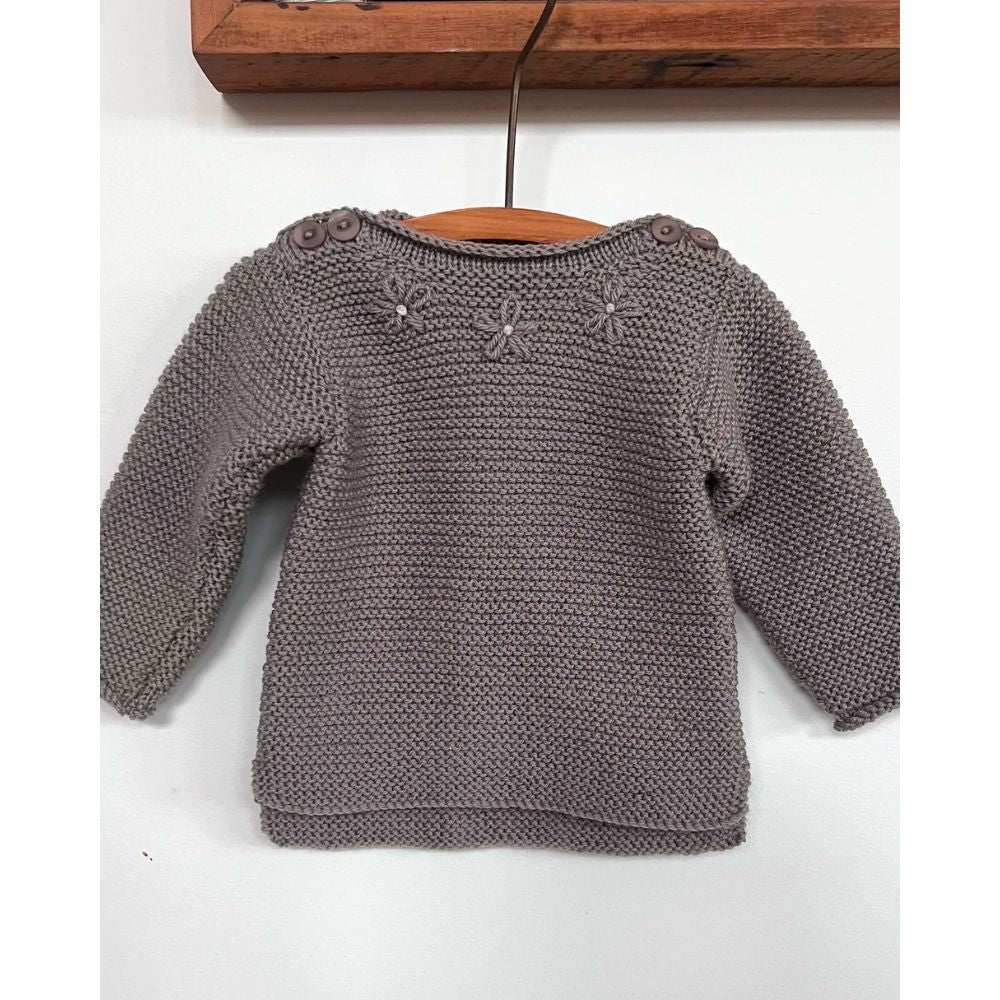 Georgie Jumper Knitting Pattern - 4Ply & 8Ply-Needlecraft Patterns-Kiwi Stitch & Knit Co-Printed Pattern – Posted-Wild & Woolly Yarns