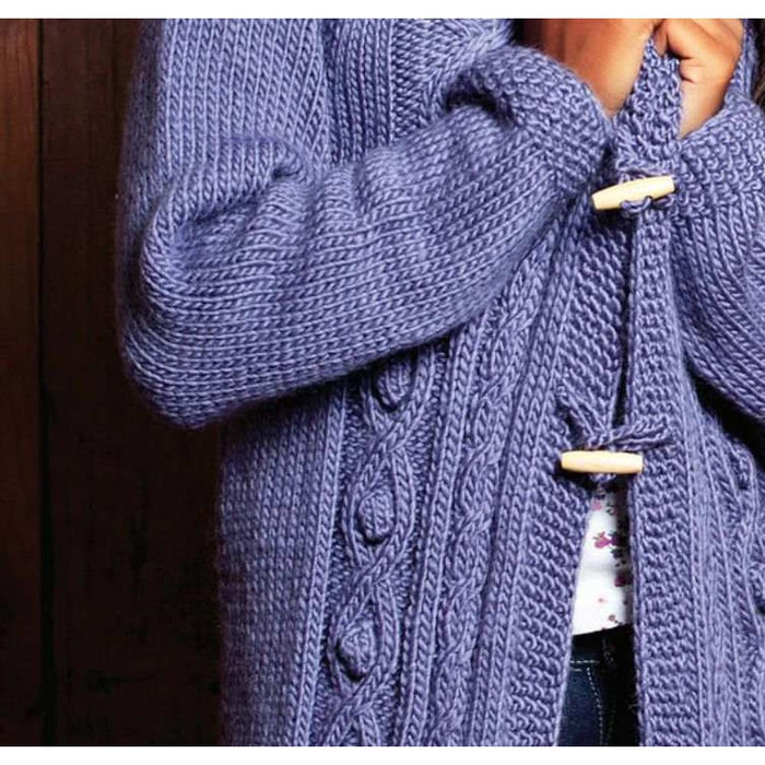 Girl's Coat Knitting Pattern (AE - 0001)-Needlecraft Patterns-African Expressions-Wild & Woolly Yarns