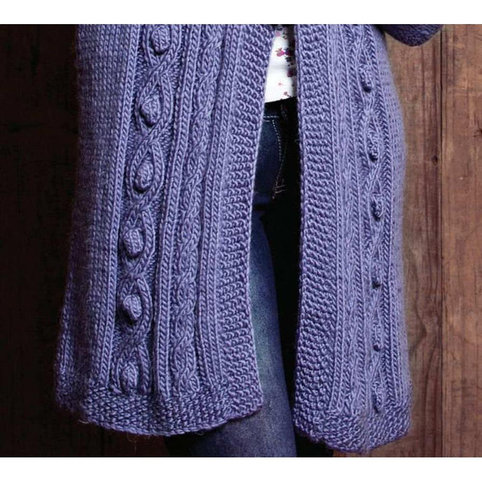 Girl's Coat Knitting Pattern (AE - 0001)-Needlecraft Patterns-African Expressions-Wild & Woolly Yarns