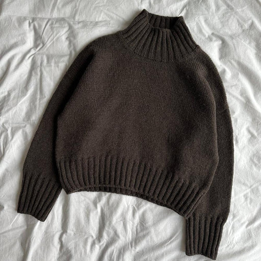 Hannah Sweater Round Neck Knitting Pattern - PetiteKnit-Needlecraft Patterns-PetiteKnit-Wild & Woolly Yarns