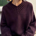 Hannah Sweater V-Neck Knitting Pattern - PetiteKnit-Needlecraft Patterns-PetiteKnit-Wild & Woolly Yarns