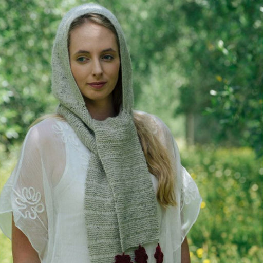 Hazel Hooded Scarf Knitting Pattern - 8Ply (HC10)-Pattern-Wild and Woolly Yarns