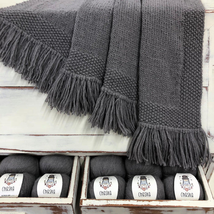 Heavenly Blanket - Knitting Pattern-Needlecraft Patterns-Wild & Woolly Yarns-Printed-Wild & Woolly Yarns