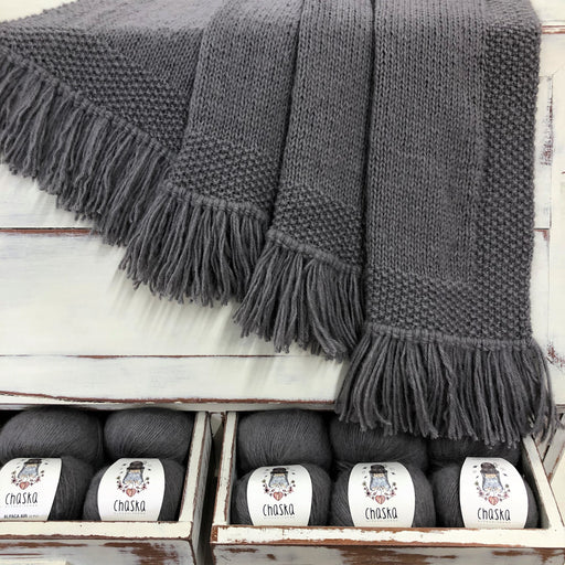 Heavenly Blanket - Knitting Pattern-Needlecraft Patterns-Wild & Woolly Yarns-Printed-Wild & Woolly Yarns