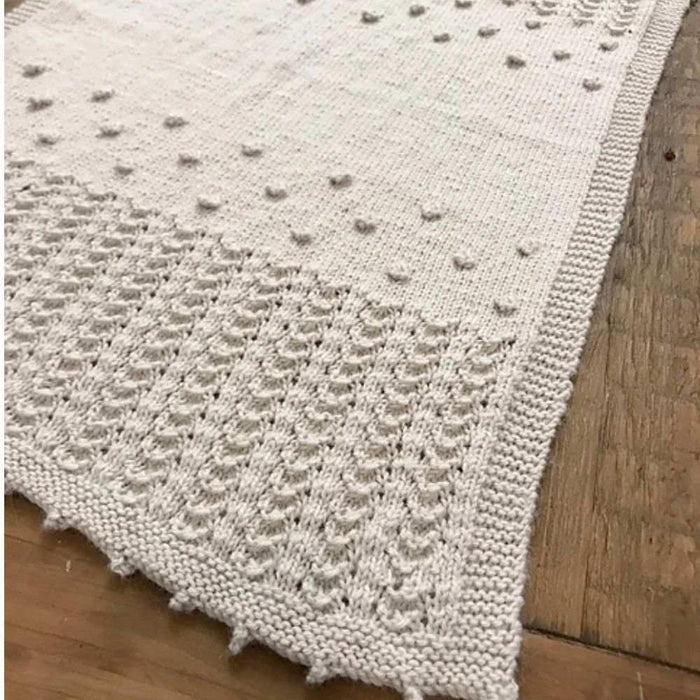 Heirloom Baby Blanket Knitting Pattern - 8 Ply-Needlecraft Patterns-Kiwi Stitch & Knit Co-Printed-Wild & Woolly Yarns