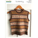 His & Hers Classic Fair Isle Crew Neck Vest Knitting Pattern (N1713)-Needlecraft Patterns-Wentworth Distributors-Printed-Wild & Woolly Yarns