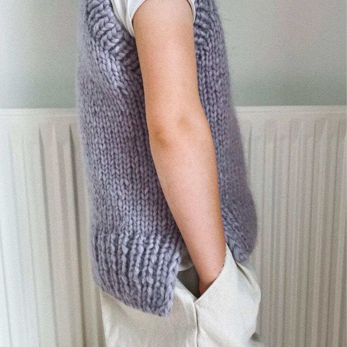 Holiday Slipover Junior Knitting Pattern - PetiteKnit-Pattern-Wild and Woolly Yarns