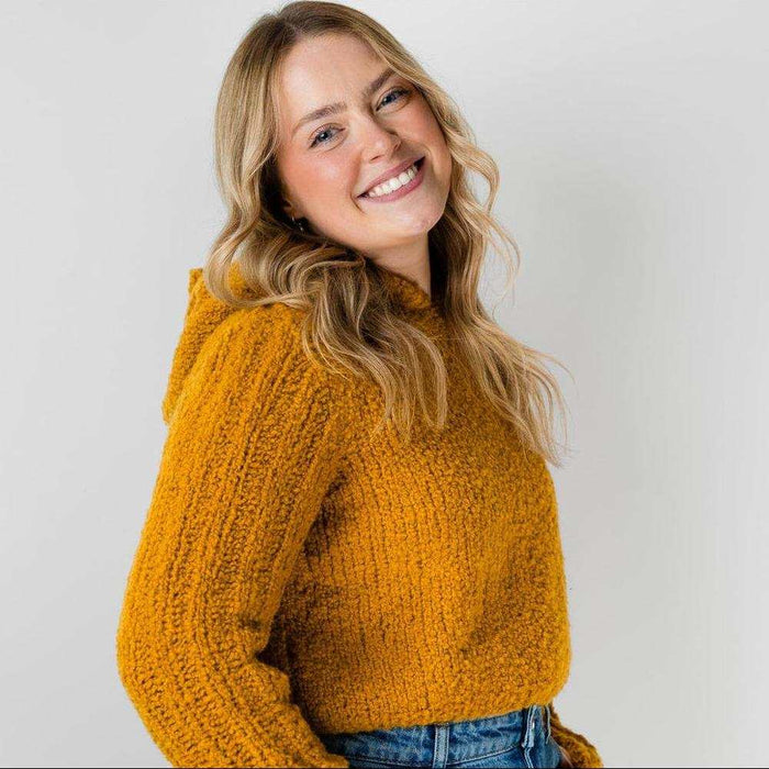 Hoodie Sweater Knitting Pattern (AP2511)-Needlecraft Patterns-Alpaca Yarns-Printed Pattern – Posted-Wild & Woolly Yarns