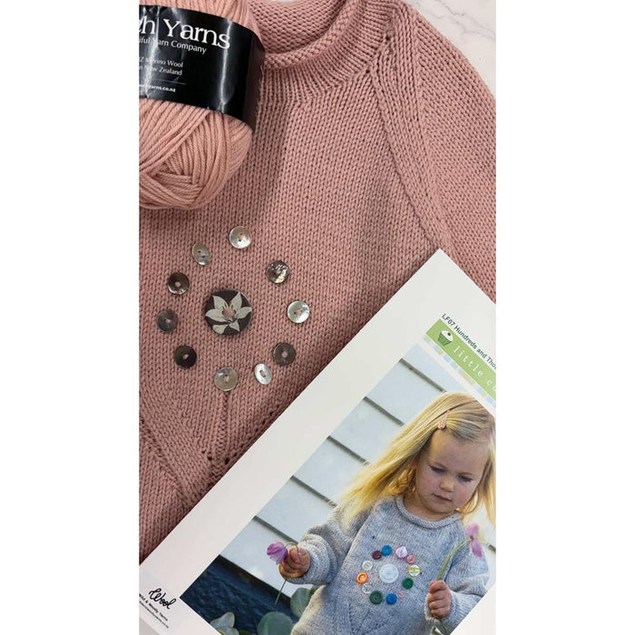 Hundreds & Thousands Sweater Knitting Pattern - 8 Ply (LF07)-Needlecraft Patterns-Lisa F Design-Wild & Woolly Yarns