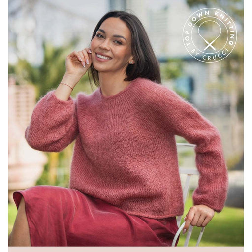 I-Cord Sweater Knitting Pattern (CRU2408)-Needlecraft Patterns-Crucci-Printed Pattern – Posted-Wild & Woolly Yarns