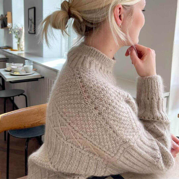 Ingrid Sweater Knitting Pattern- PetiteKnit-Pattern-Wild and Woolly Yarns