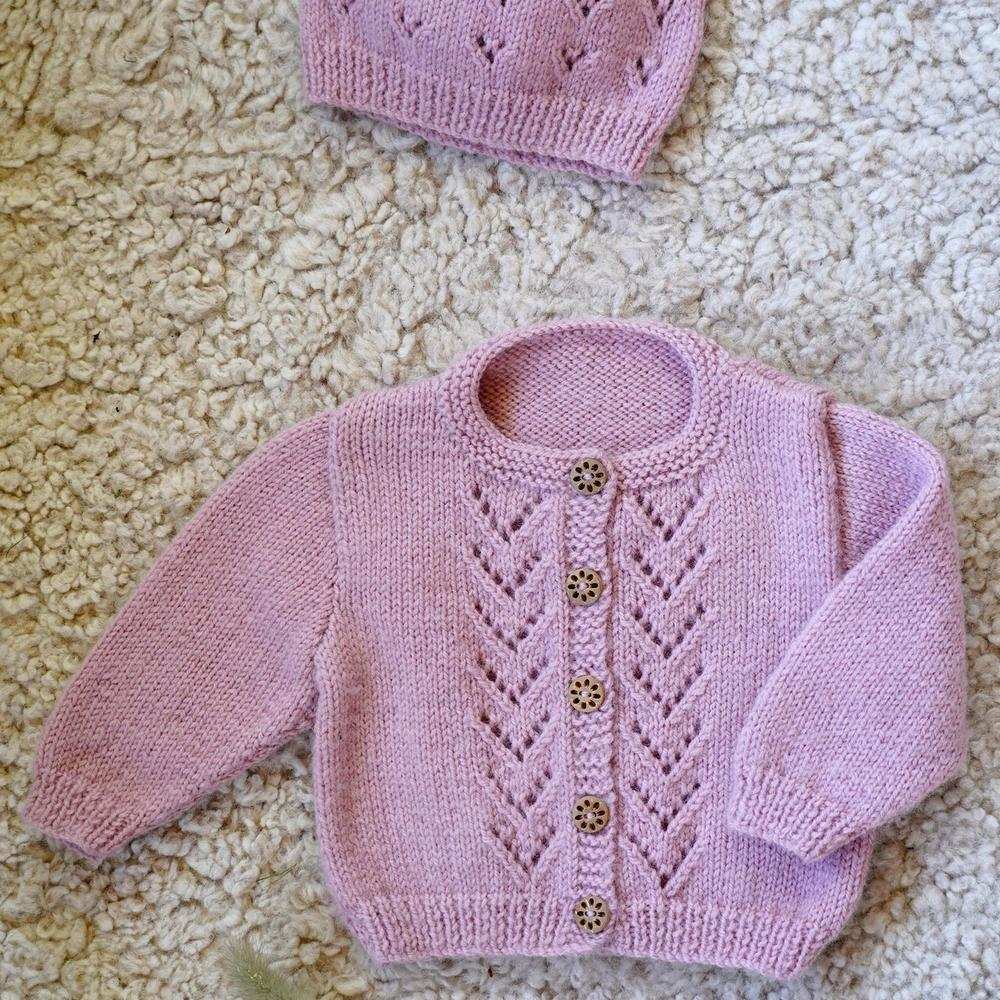 Isla Cardi and Hat Knitting Pattern (BC138)-Needlecraft Patterns-Lisa F Design-Wild & Woolly Yarns