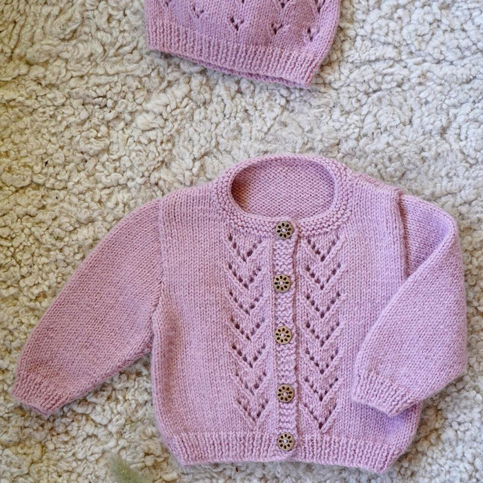 Isla Cardi and Hat Knitting Pattern (BC138)-Needlecraft Patterns-Lisa F Design-Wild & Woolly Yarns
