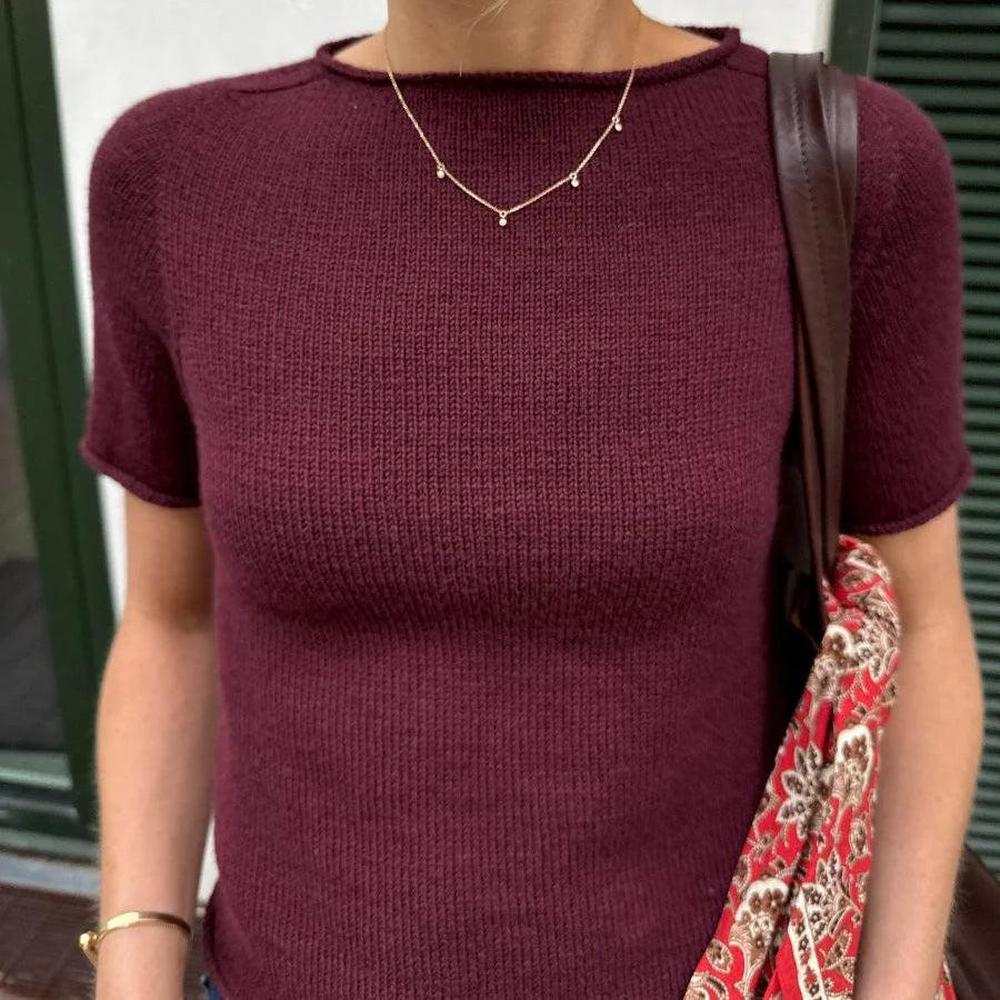 Ivy Tee Knitting Pattern - PetiteKnit-Needlecraft Patterns-PetiteKnit-Wild & Woolly Yarns