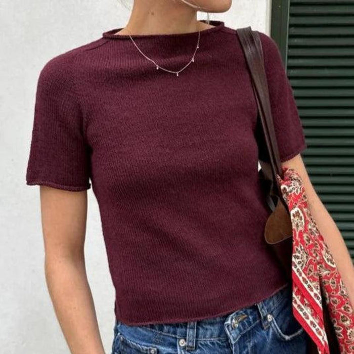 Ivy Tee Knitting Pattern - PetiteKnit-Needlecraft Patterns-PetiteKnit-Wild & Woolly Yarns