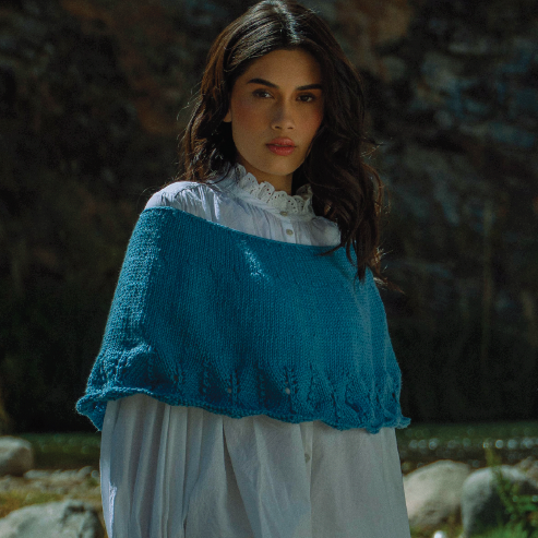 Jacinta Capelet Knitting Pattern-Needlecraft Patterns-Wentworth Distributors-Printed Pattern – Posted-Wild & Woolly Yarns