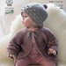 Jacket & Beanie for Babies Crochet Pattern (K3059)-Needlecraft Patterns-Wentworth Distributors-Printed-Wild & Woolly Yarns