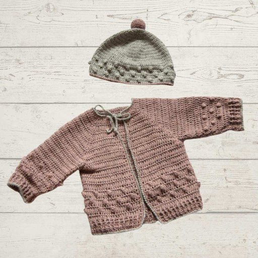 Jacket & Beanie for Babies Crochet Pattern (K3059)-Needlecraft Patterns-Wentworth Distributors-Printed Pattern – Posted-Wild & Woolly Yarns