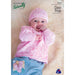 Jacket, Hat & Booties Knitting Pattern (K615)-Needlecraft Patterns-Wentworth Distributors-Printed Pattern – Posted-Wild & Woolly Yarns