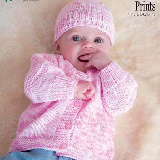 Jacket, Hat & Booties Knitting Pattern (K615)-Needlecraft Patterns-Wentworth Distributors-Printed Pattern – Posted-Wild & Woolly Yarns