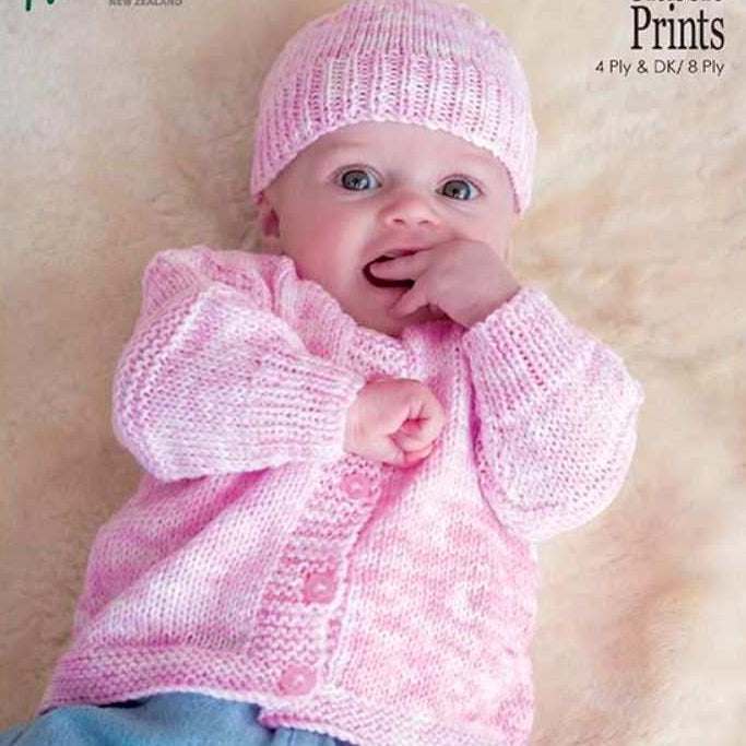 Jacket, Hat & Booties Knitting Pattern (K615)-Needlecraft Patterns-Wentworth Distributors-Printed Pattern – Posted-Wild & Woolly Yarns