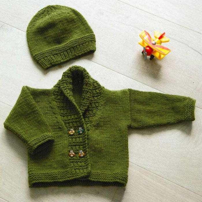 Jacket & Hat Knitting Pattern (K433)-Needlecraft Patterns-Wentworth Distributors-Printed**-Wild & Woolly Yarns