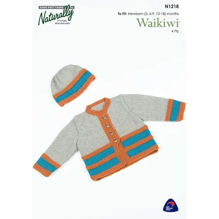 Jacket & Hat Knitting Pattern (N1218)-Needlecraft Patterns-Wentworth Distributors-Printed Pattern – Posted-Wild & Woolly Yarns