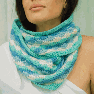 Jade Cowl Knitting Pattern-Needlecraft Patterns-Wentworth Distributors-Printed Pattern – Posted-Wild & Woolly Yarns