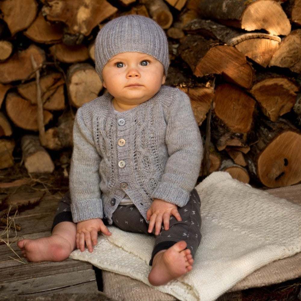 Jasper Cardigan & Beanie Knitting Pattern - 4Ply (BC55)-Needlecraft Patterns-Lisa F Design-Wild & Woolly Yarns