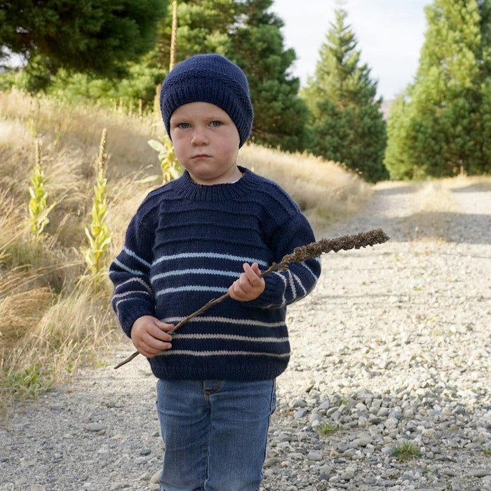 Jupiter Sweater & Hat Knitting Pattern - 8Ply (LF44)-Pattern-Wild and Woolly Yarns