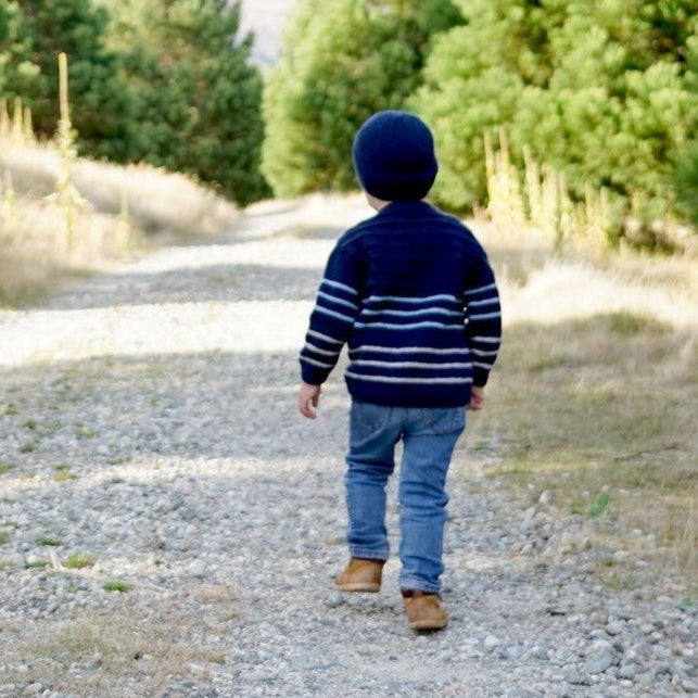Jupiter Sweater & Hat Knitting Pattern - 8Ply (LF44)-Pattern-Wild and Woolly Yarns