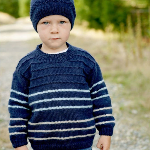 Jupiter Sweater & Hat Knitting Pattern - 8Ply (LF44)-Pattern-Wild and Woolly Yarns