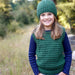 Keeley Vest and Hat Knitting Pattern (LF59)-Needlecraft Patterns-Lisa F Design-Wild & Woolly Yarns