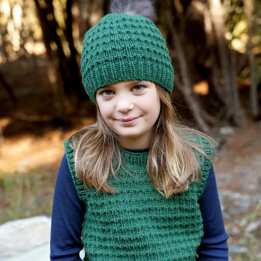 Keeley Vest and Hat Knitting Pattern (LF59)-Needlecraft Patterns-Lisa F Design-Wild & Woolly Yarns