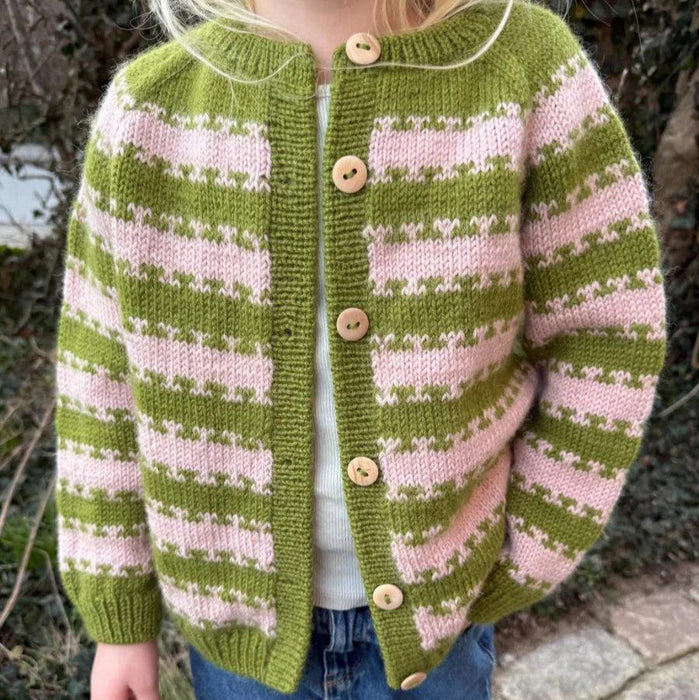 Key Cardigan Junior Knitting Pattern - PetiteKnit-Needlecraft Patterns-PetiteKnit-Wild &amp; Woolly Yarns