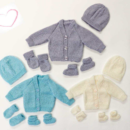 Knits for Tiny Babies (CRU2008)-Needlecraft Patterns-Crucci-Printed Pattern – Posted-Wild & Woolly Yarns