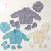 Knits for Tiny Babies (CRU2008)-Needlecraft Patterns-Crucci-Printed-Wild & Woolly Yarns