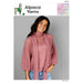 Lace Blouse Sweater & Scarf Knitting Pattern (AP1414)-Needlecraft Patterns-Alpaca Yarns-Printed-Wild & Woolly Yarns