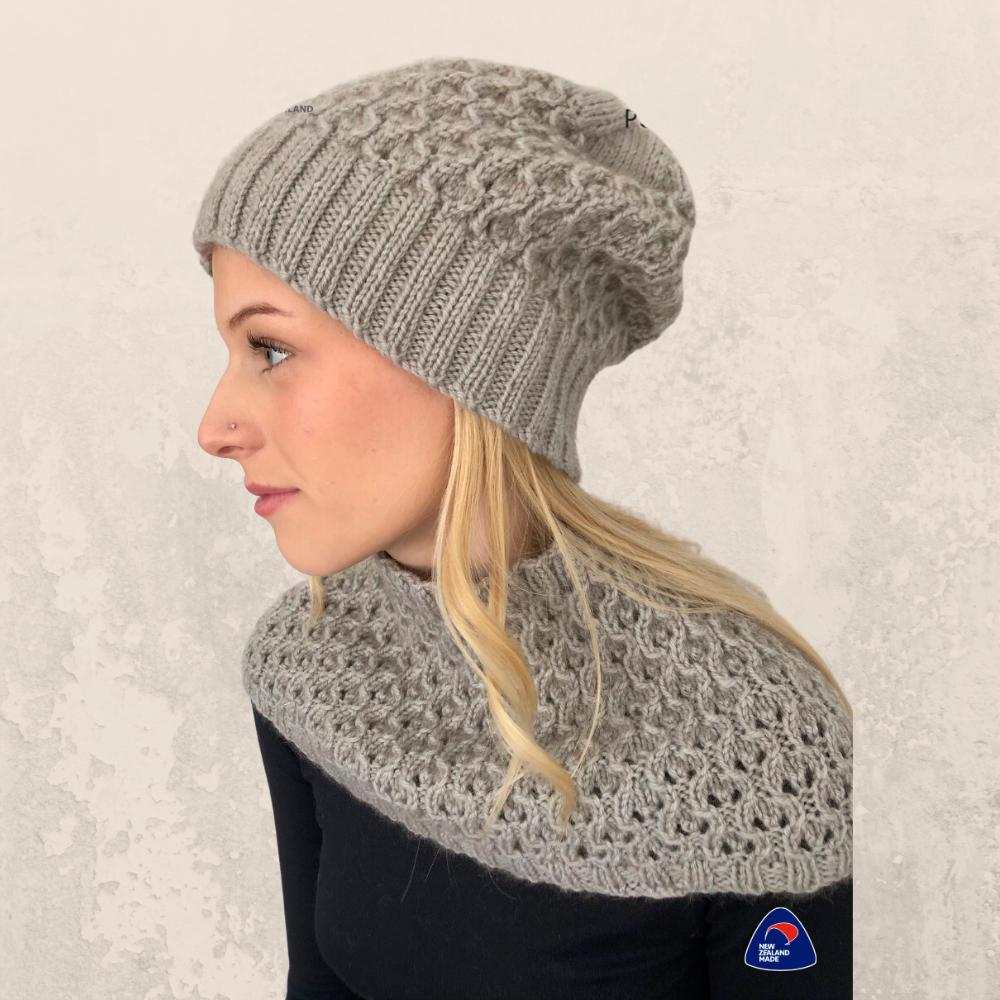 Lace Cowl & Beanie Knitting Pattern (N1766)-Needlecraft Patterns-Wentworth Distributors-Printed Pattern – Posted-Wild & Woolly Yarns