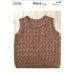 Lace Slipover Knitting Pattern (N1708)-Needlecraft Patterns-Wentworth Distributors-Printed Pattern – Posted-Wild & Woolly Yarns