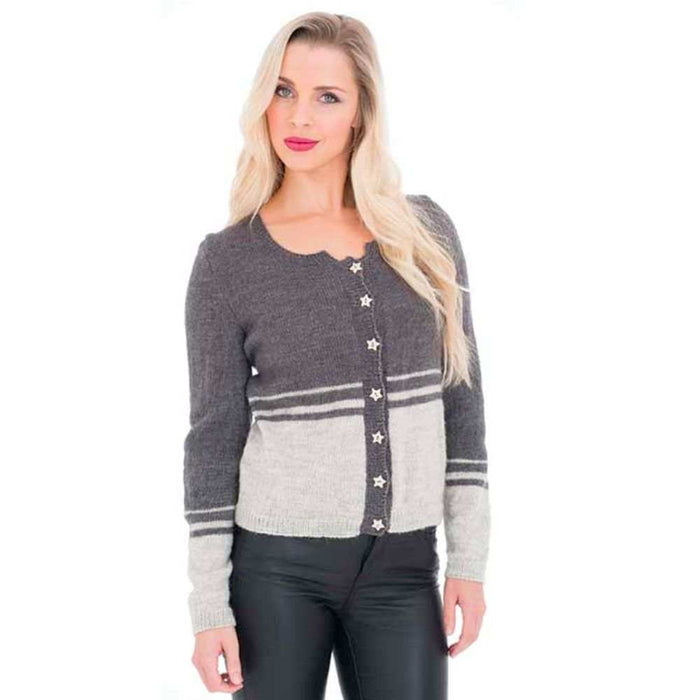 Ladies Two Tone Jacket Knitting Pattern (N1429)-Needlecraft Patterns-Wentworth Distributors-Printed Pattern – Posted-Wild & Woolly Yarns
