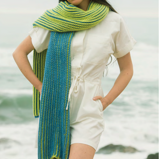 Lali Scarf Knitting Pattern-Needlecraft Patterns-Wentworth Distributors-Printed Pattern – Posted-Wild & Woolly Yarns