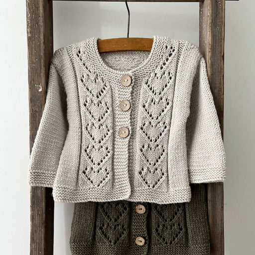 Lilly Cardigan Knitting Pattern - 8 Ply-Needlecraft Patterns-Kiwi Stitch & Knit Co-Printed-Wild & Woolly Yarns